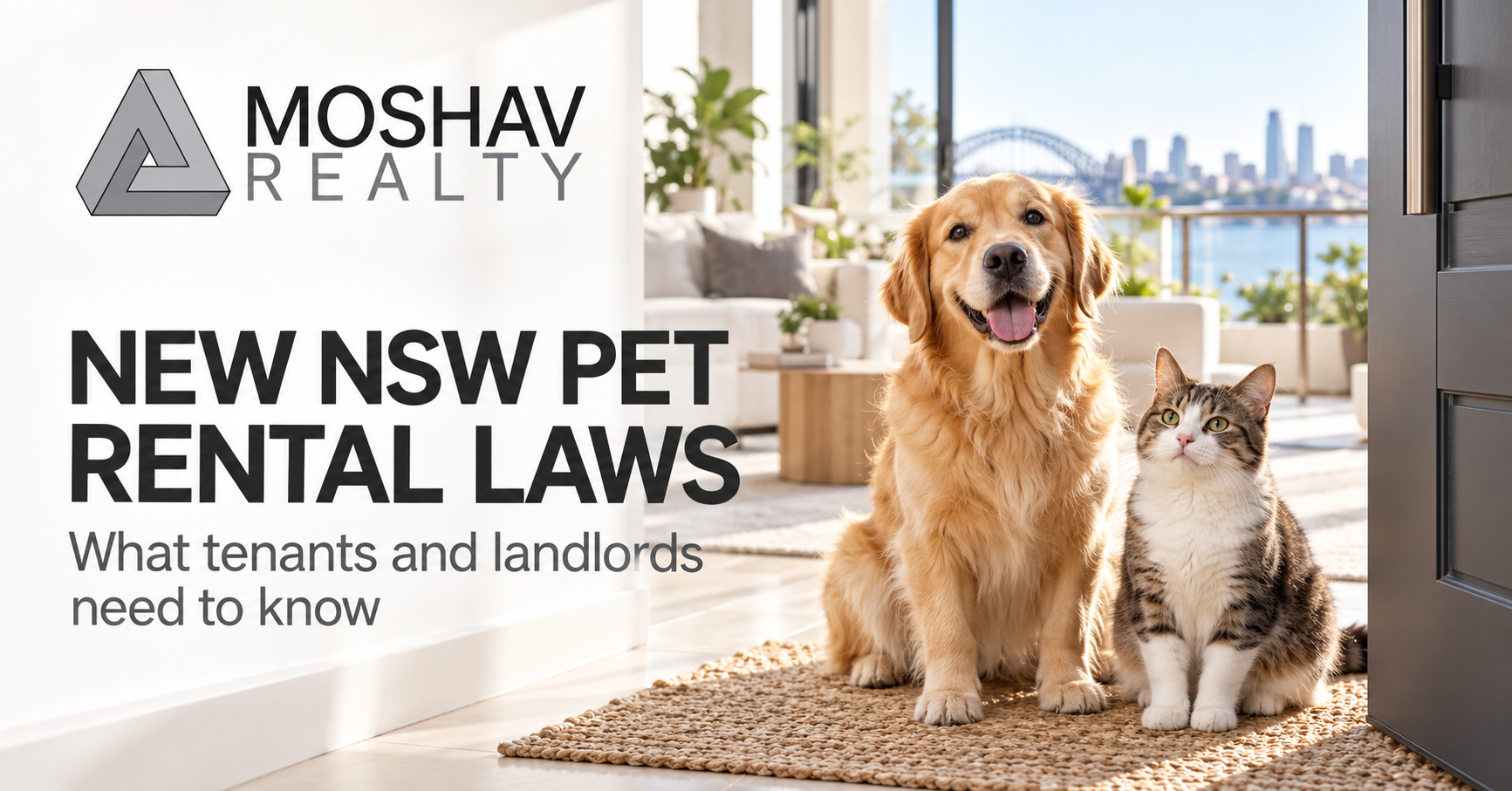 New NSW Pet Rental Laws: What Tenants and Landlords Need to Know